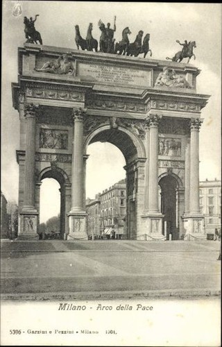 Cartoline epoca milano - 10,