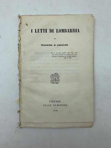 Massimo azeglio lutti di - massimo, d'azeglio,