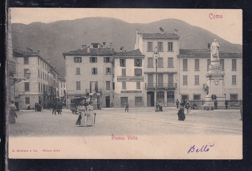 Cartolina como piazza volta - piazza,