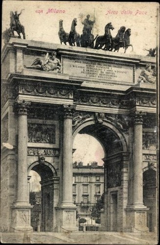 Cartoline epoca milano - cartoline, d'epoca