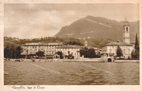 Da689 cartolina cernobbio - cartolina,