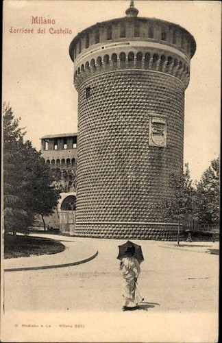 Cartoline epoca milano - cartoline, d'epoca