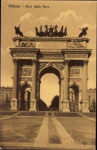 Cartoline epoca milano - 10,