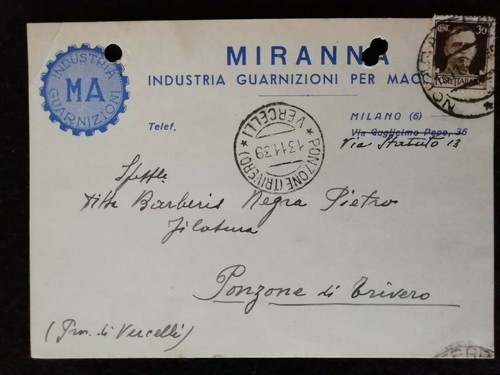 Cartolina milano miranna - cartolina,