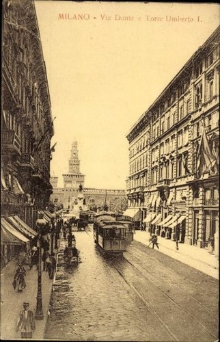 Cartoline epoca milano - cartoline,