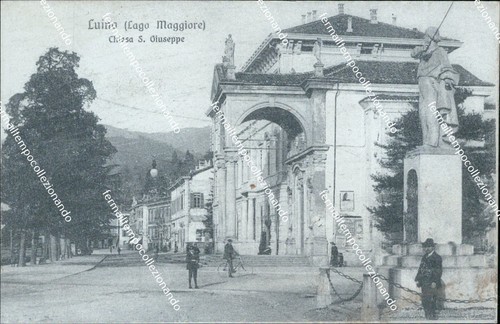Bo744 cartolina luino chiesa - bo744,