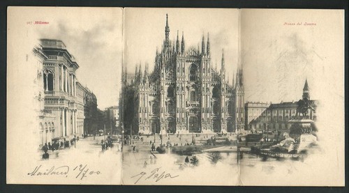 Milano piazza del duomo - :,