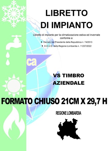 Libretto impianti - libretto,