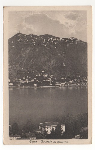 Como brunate borgovico - brunate, da