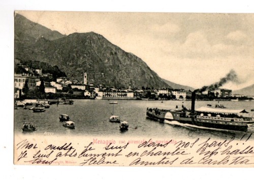 Menaggio piroscafo in - menaggio, (como)-piroscafo
